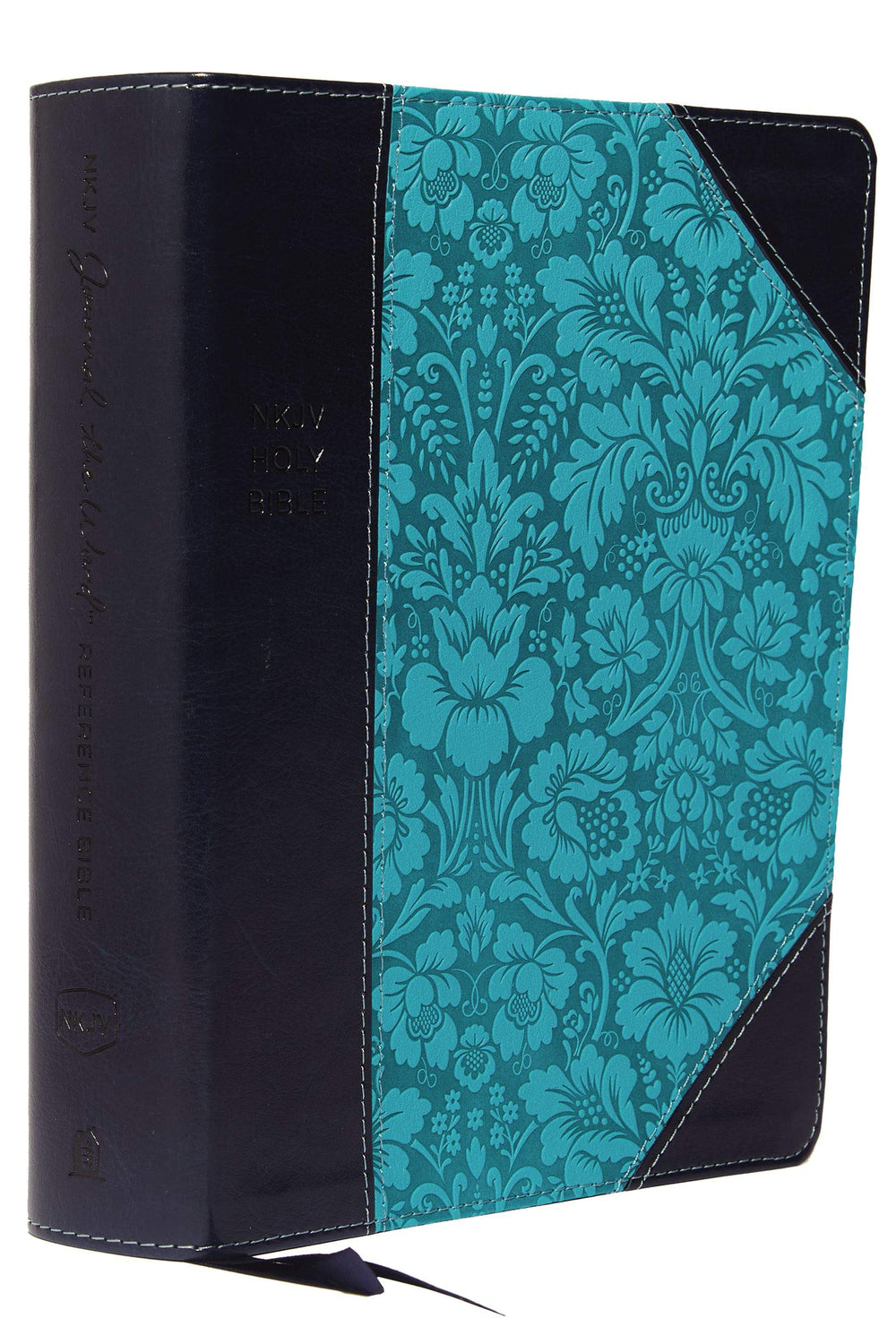 9780785220268-journal-the-word-reference-bible-nkjv-leathersoft-navy-turquoise-bible