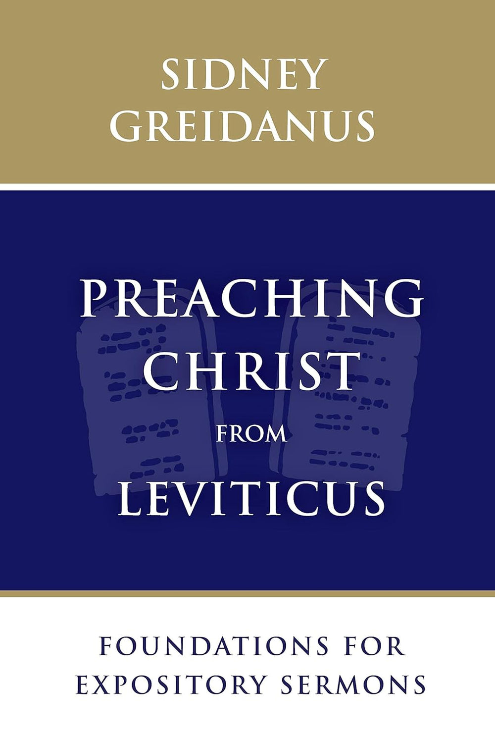9780802876027-preaching-christ-from-leviticus-foundations-for-expository-sermons-sidney-greidanus
