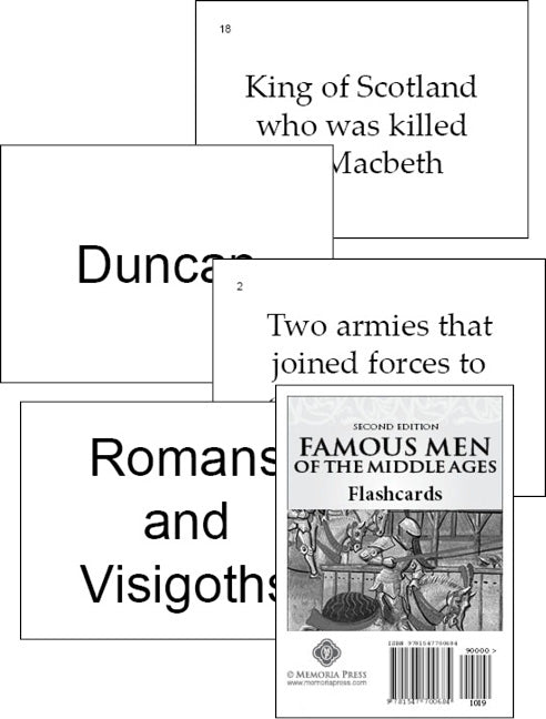 9781547700684-famous-men-of-the-middle-ages-flashcards-second-edition