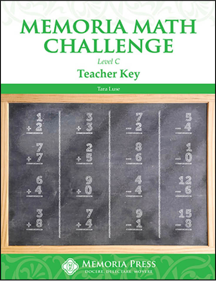 9781547703142-memoria-math-challenge-level-c-teacher-key-tara-luse