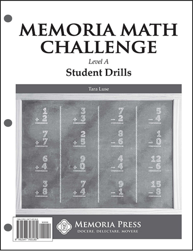 9781547703180-memoria-math-challenge-level-a-student-drills-tara-luse