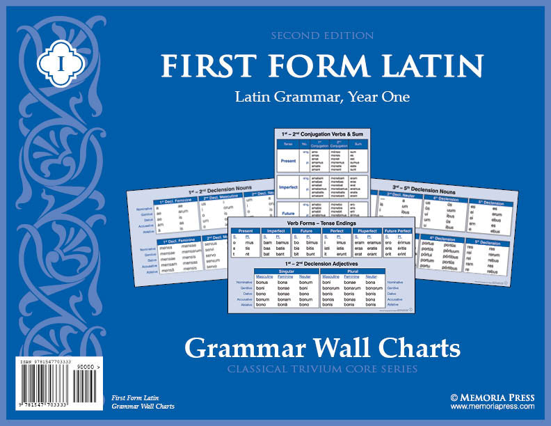 9781547703333-first-form-latin-grammar-wall-charts-second-edition