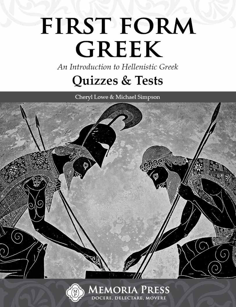 9781615381906-first-form-greek-quizzes-_-tests-cheryl-lowe-michael-simpson
