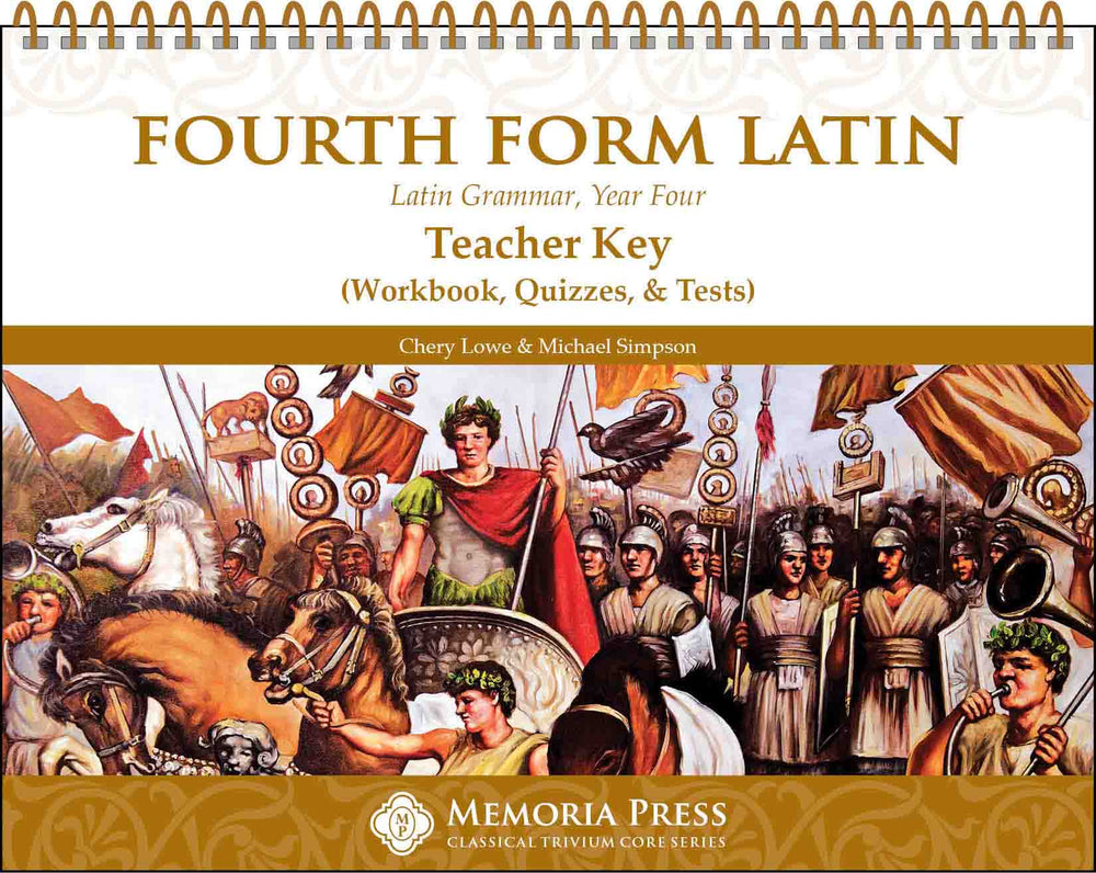 9781615382132-fourth-form-latin-teacher-key-for-workbook-quizzes-_-tests-cheryl-lowe-michael-simpson