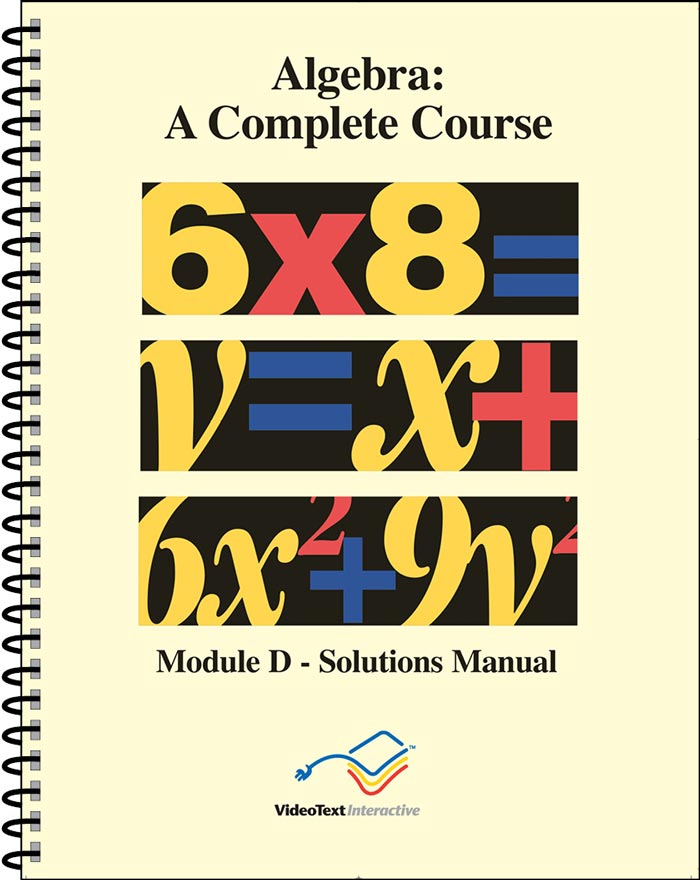 9781887891516-algebra-module-d-solutions-manual-tom-clark