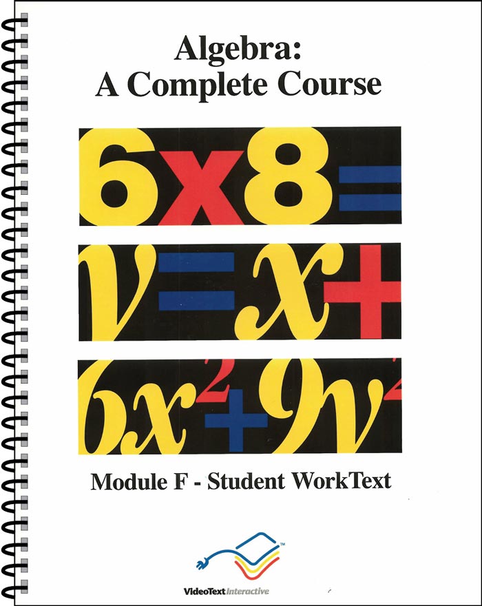 9781887891585-algebra-module-f-worktext-tom-clark