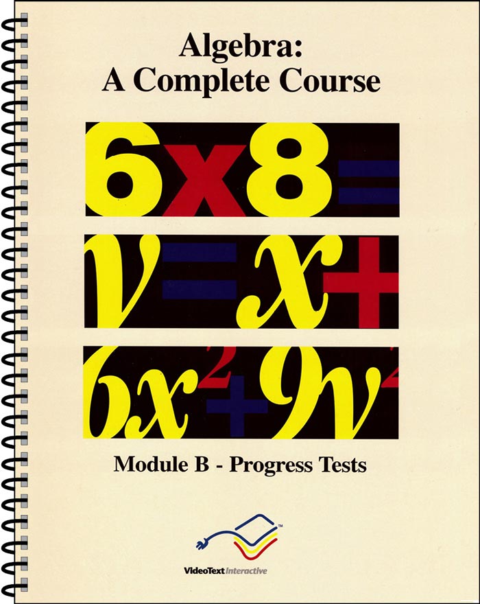 9781887891714-algebra-module-b-progress-tests-larry-collins-tom-clark