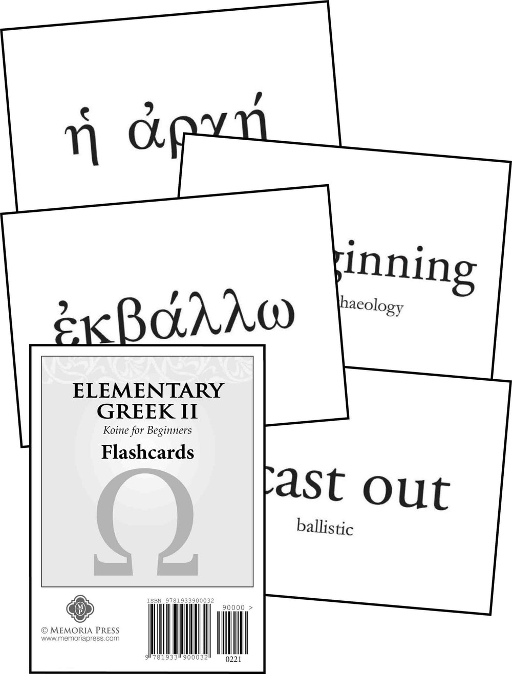 9781933900032-elementary-greek-ii-flashcards-christine-gatchell